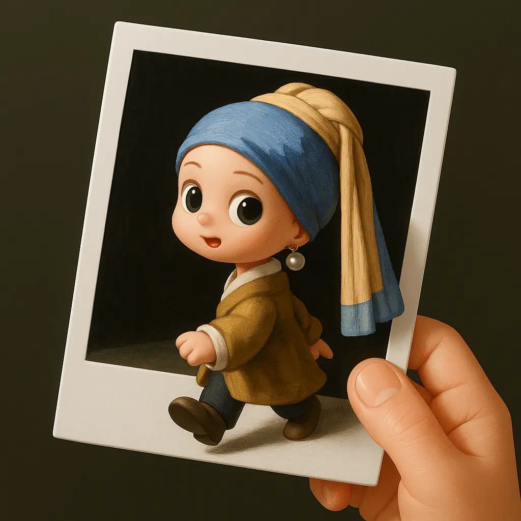 3D Polaroid Breakout Effect — example output