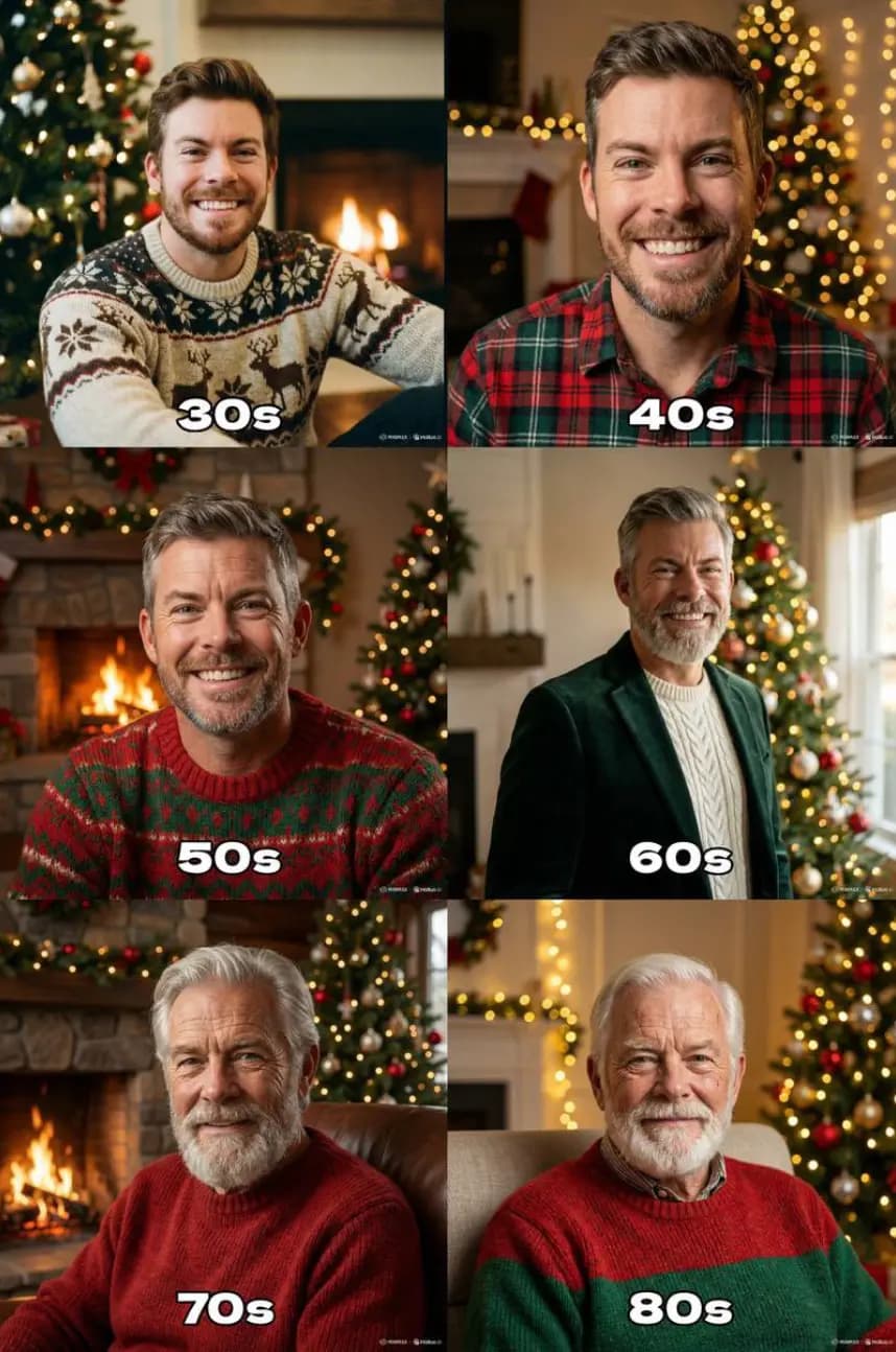 Aging Through the Years — example output