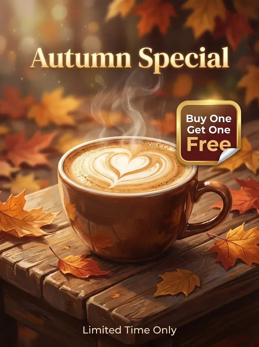 Commercial Promotional Poster — example output