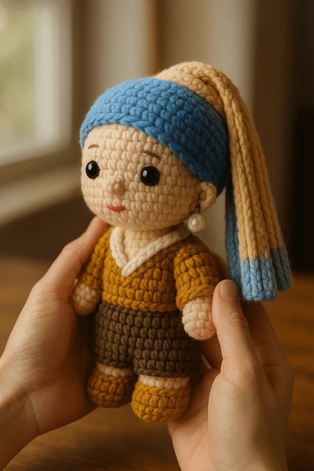 Cute and Cozy Knitted Doll — example output