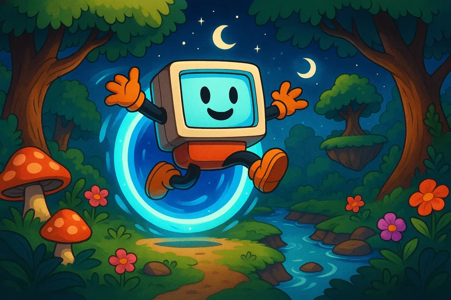 Fantasy Cartoon Illustration — example output