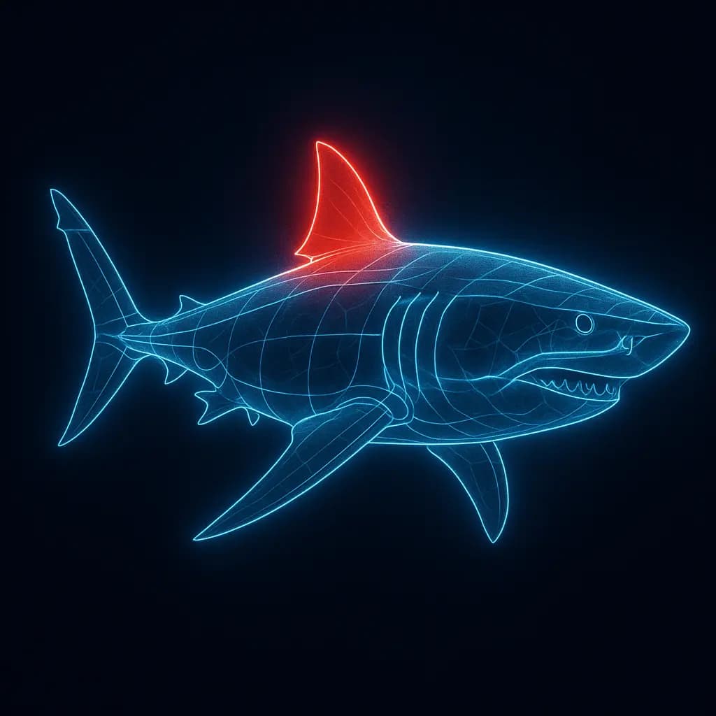 Glowing Lines Anatomy Diagram — example output