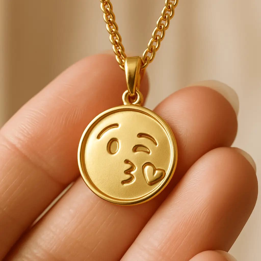 Gold Pendant Necklace — example output