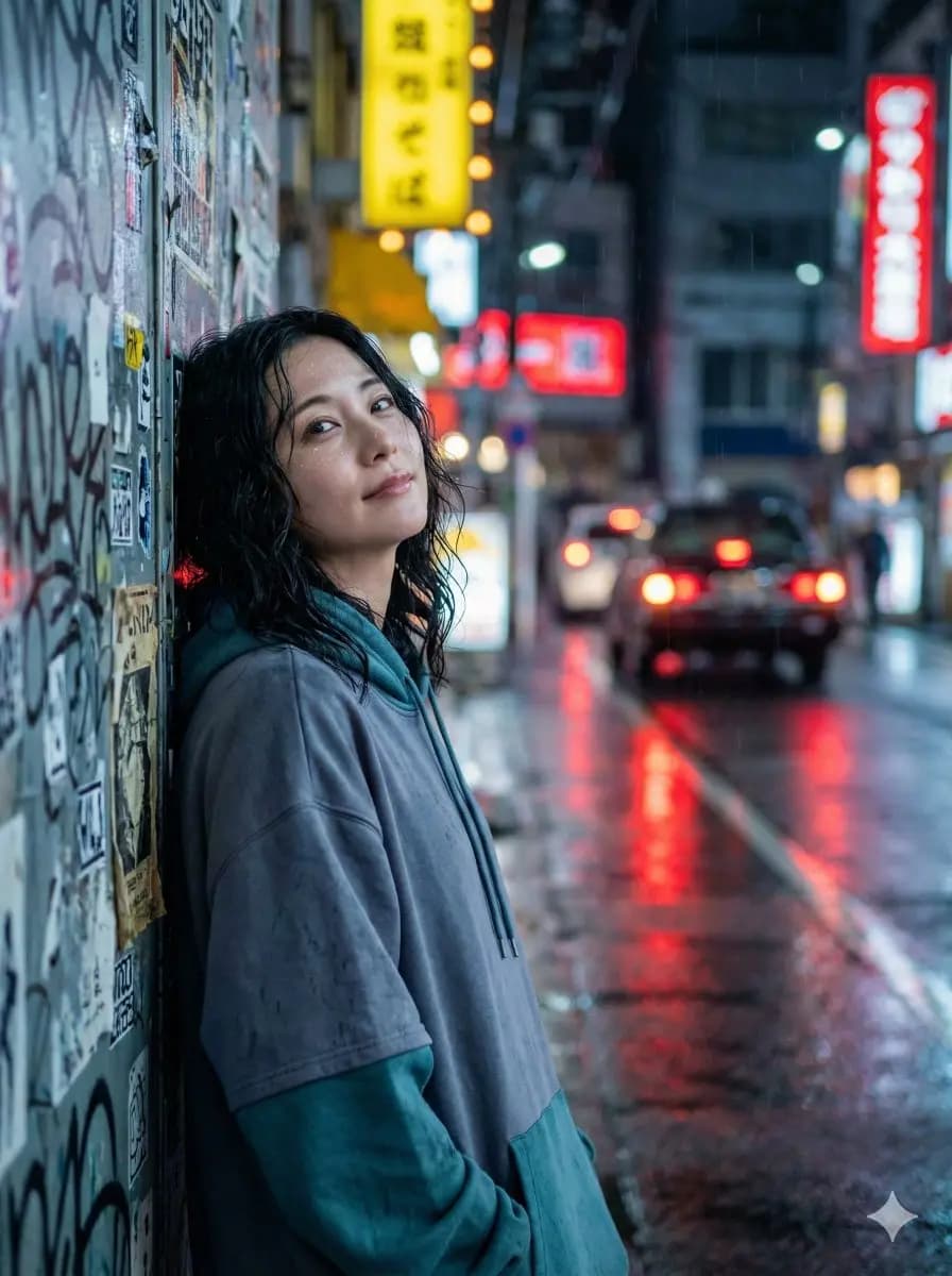 Neon Dreams: A Night in the City — example output