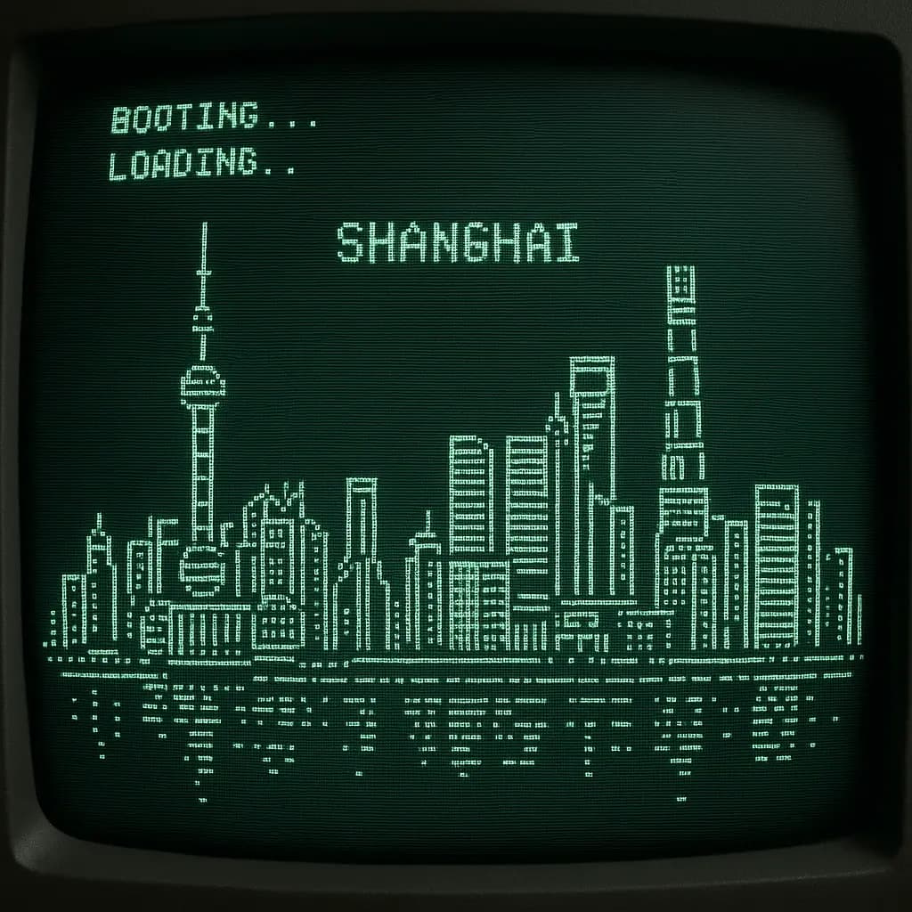 Retro CRT Computer Boot Screen — example output