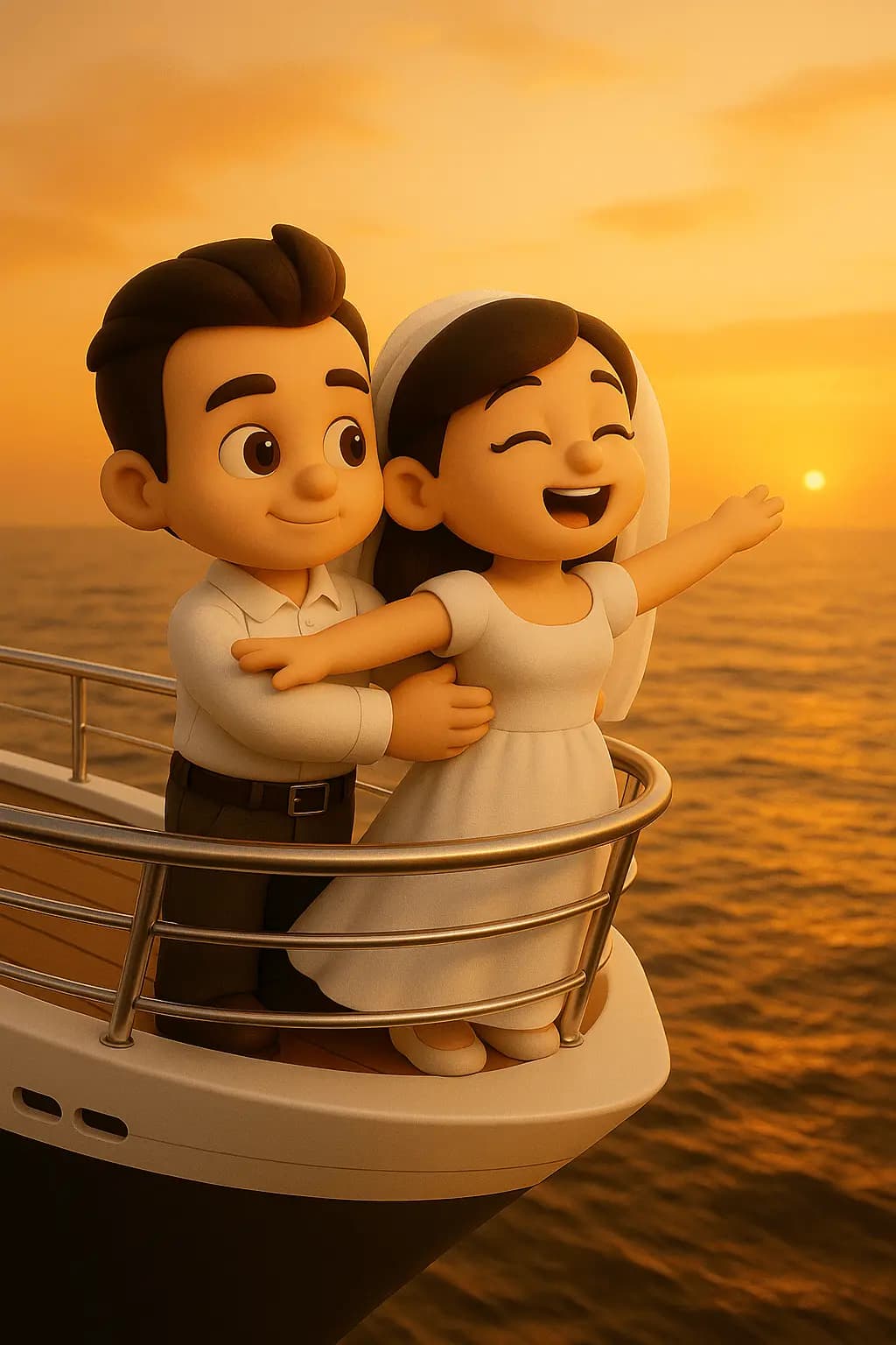"Titanic" Pose Parody — example output