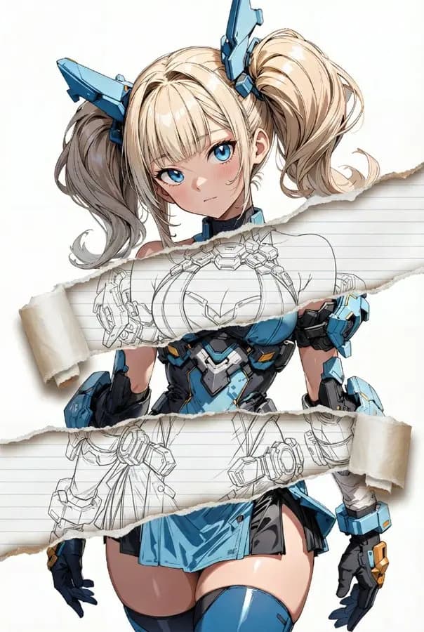 Torn Paper Art Effect — example output