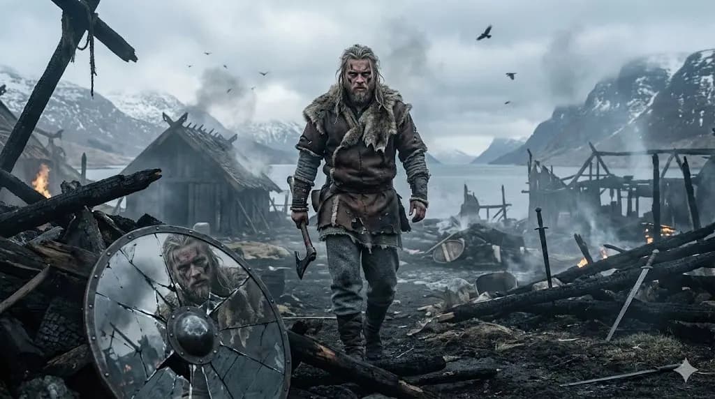 A Viking''s Last Stand: Echoes of the Fallen