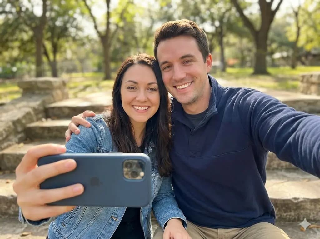 Capturing Connection: A Real-Life FaceTime Moment