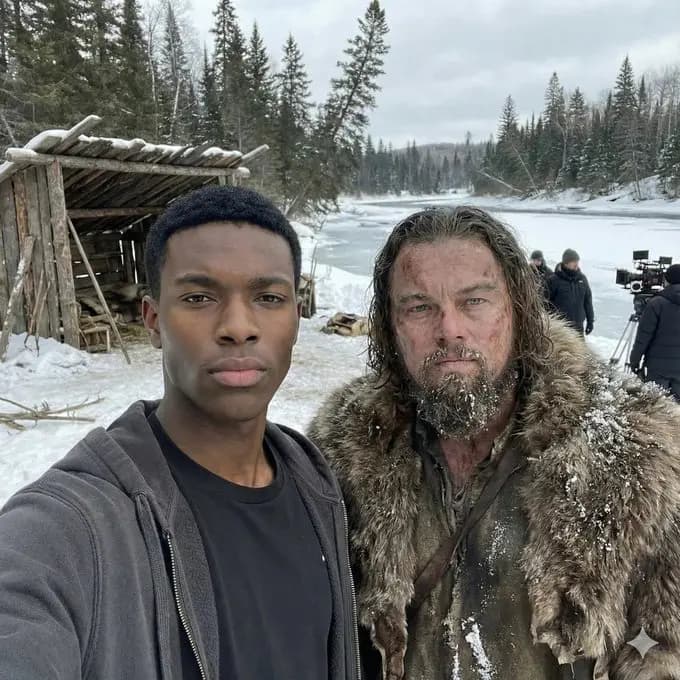 Character Consistency Selfie with Movie Character