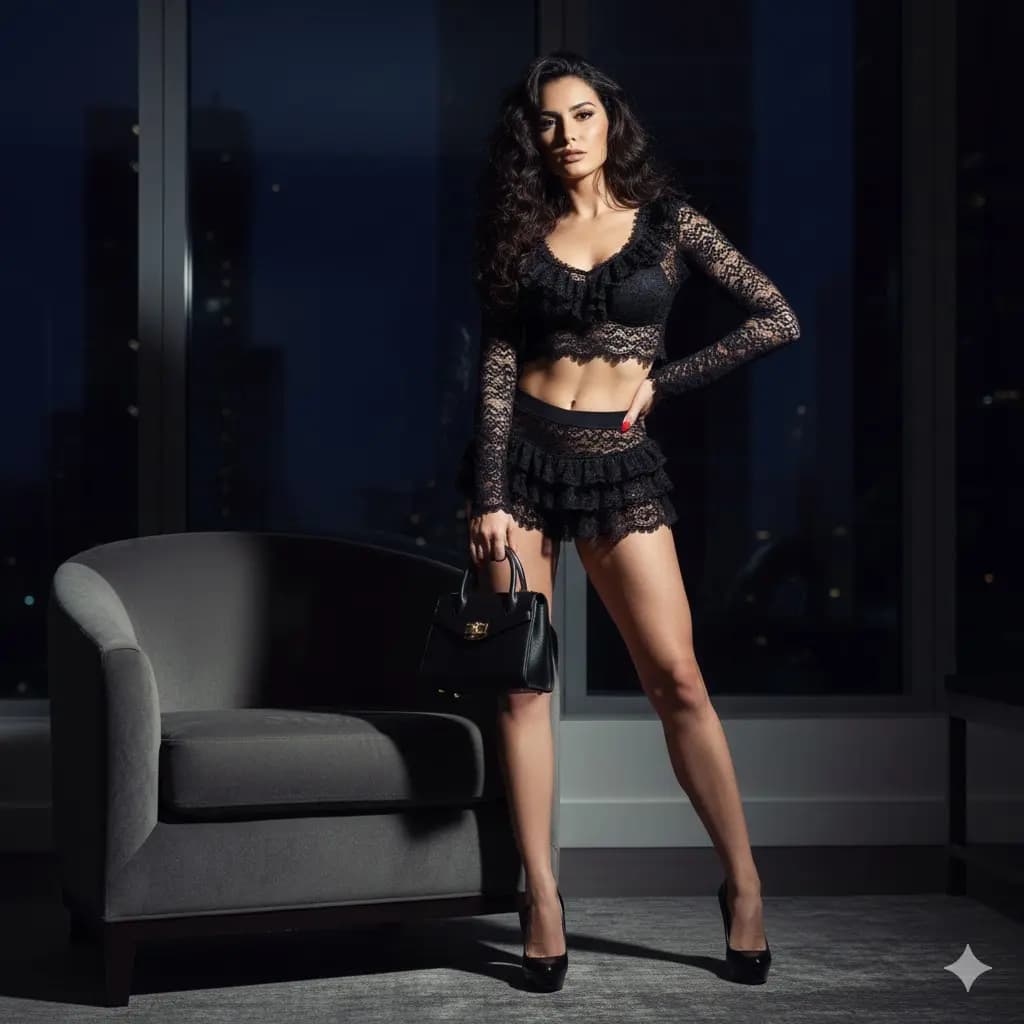 Chic Nightlife Elegance: The Gemini Nano Banana 3.0 Pro