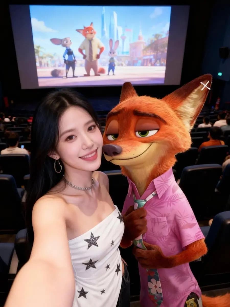 Cinematic Smiles with My Cop Bunny! \U0001F430✨