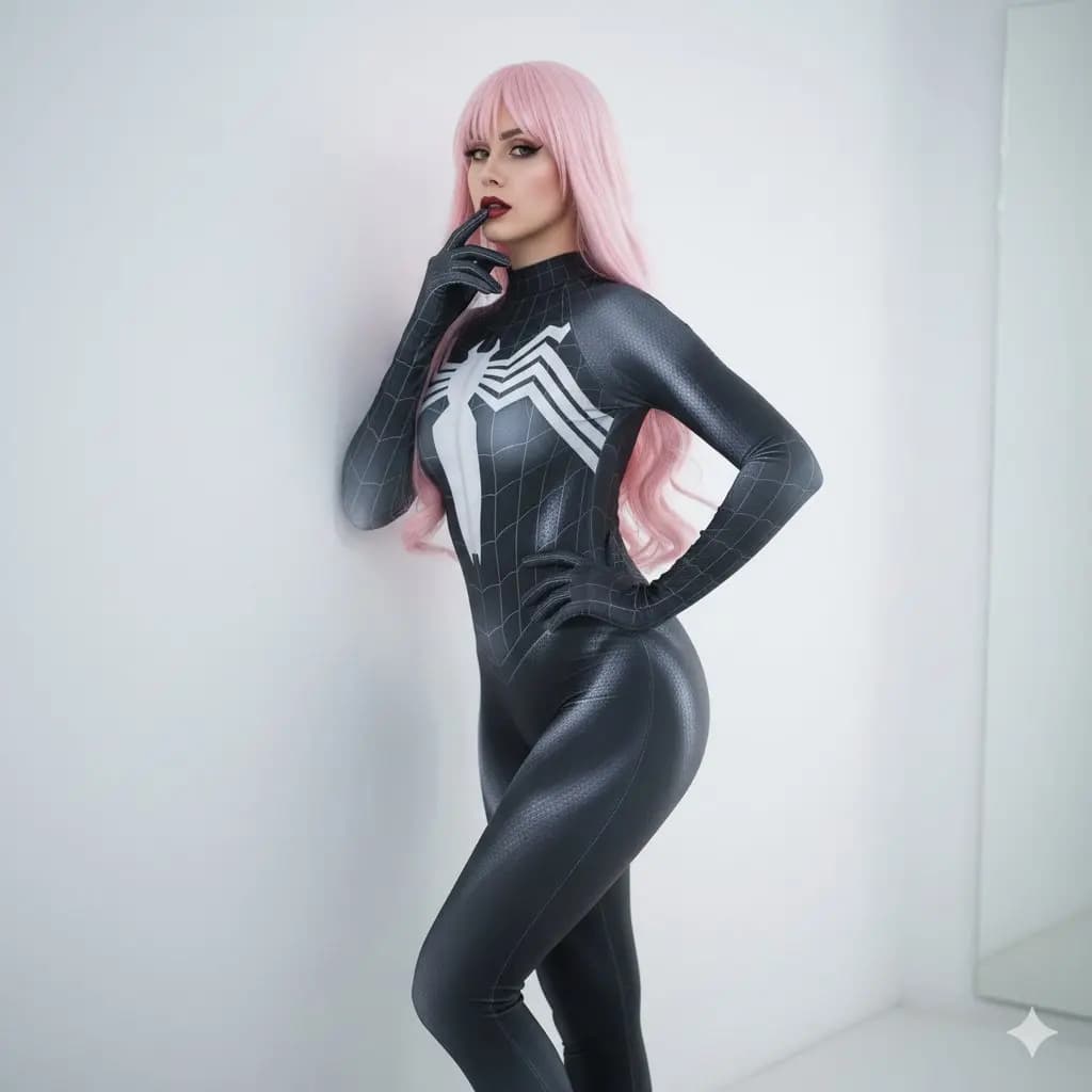 Cosmic Elegance: The Symbiote Queen Revealed