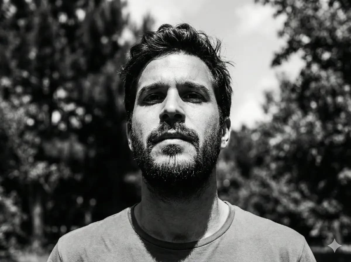 Dramatic Shadows: A Noir Portrait Unveiled