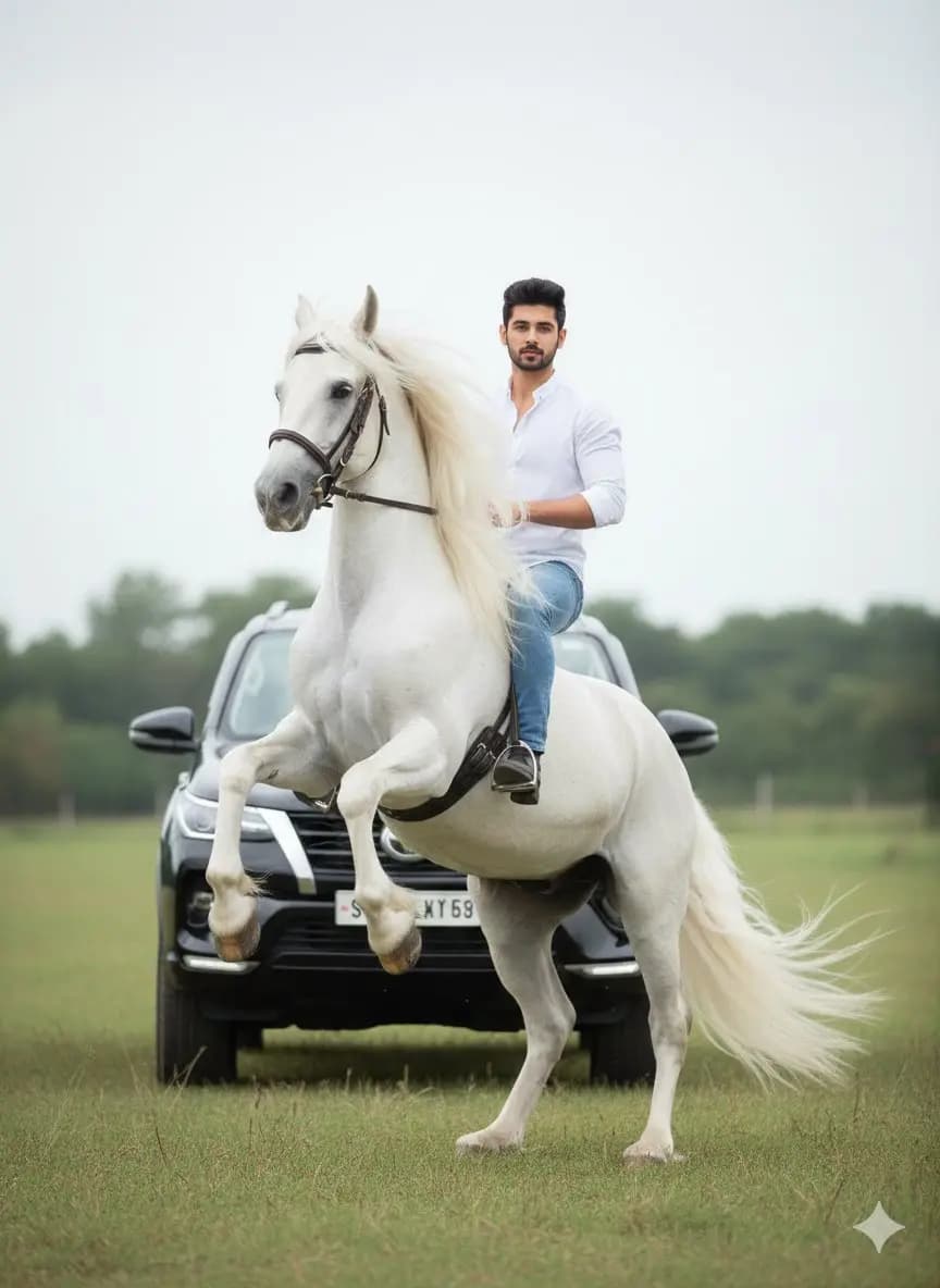 Elegance in Motion: Horse and Rider Unite