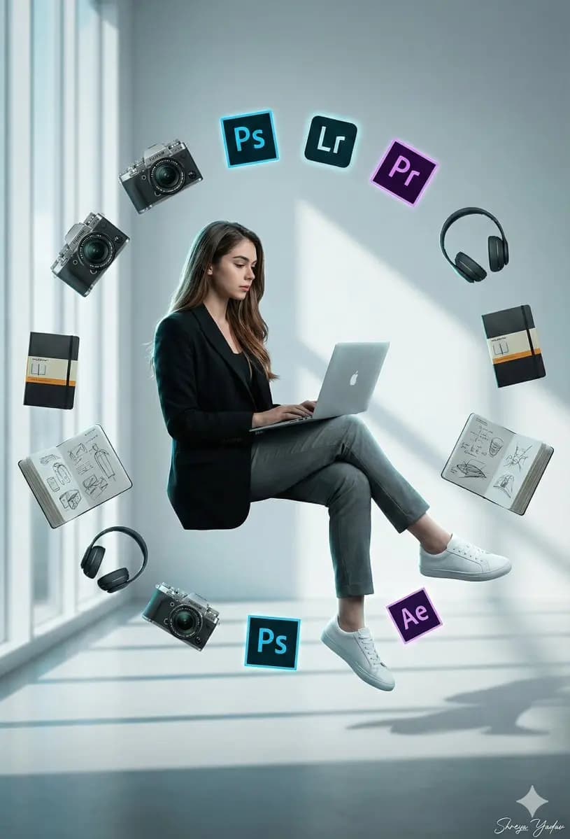 Elevated Creativity: A Dreamy Workspace in Mid-Air