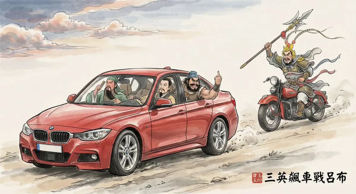 Epic Drift: A Humorous Fusion of History and Speed