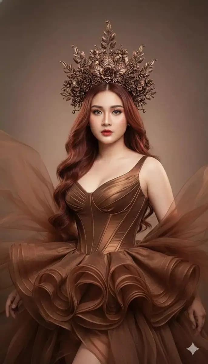 Ethereal Majesty: A Portrait of Dreamy Elegance