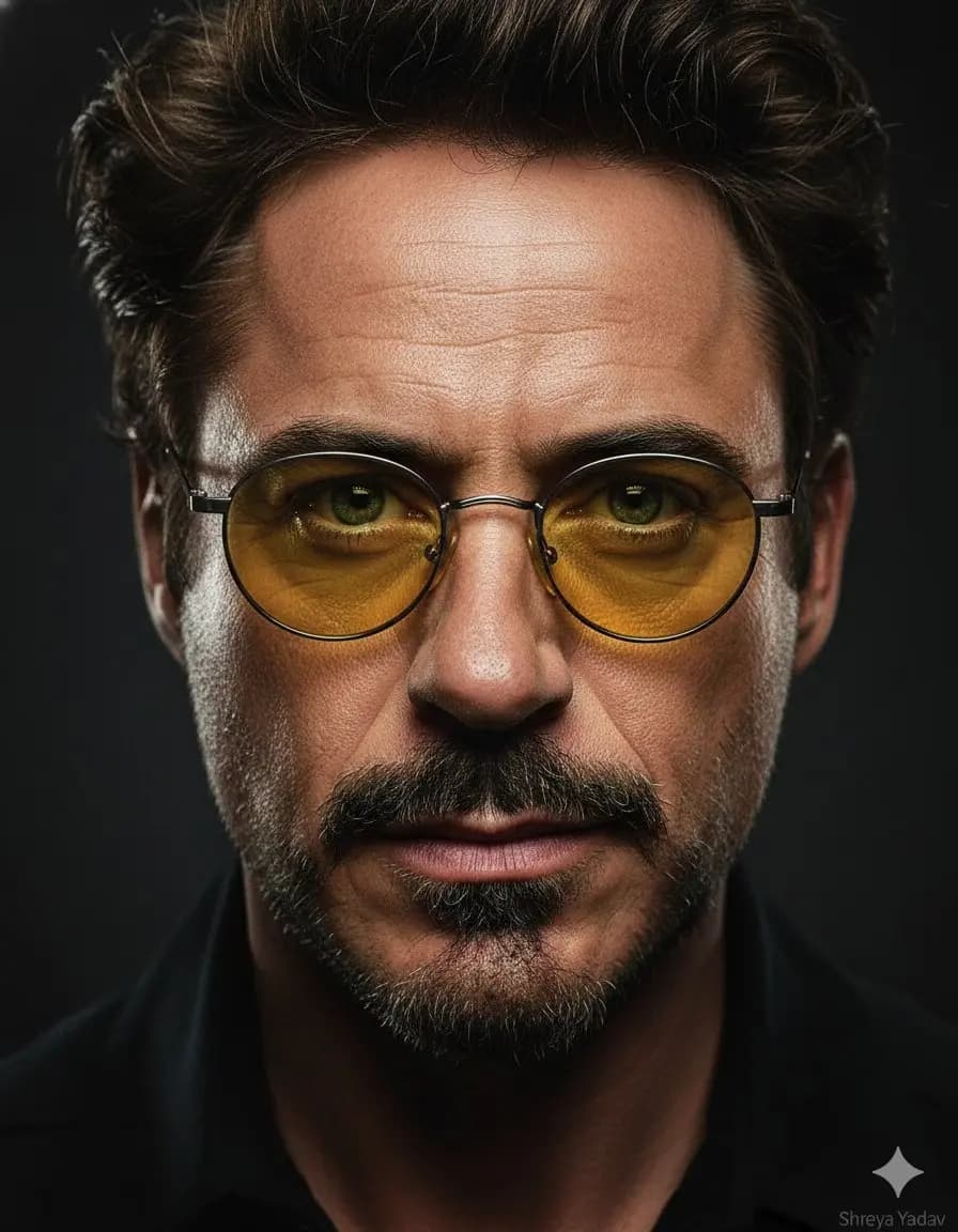 Intense Gaze: A Portrait of Rugged Charm