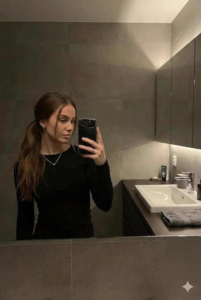 Mirror Reflections: A Modern Bathroom Moment