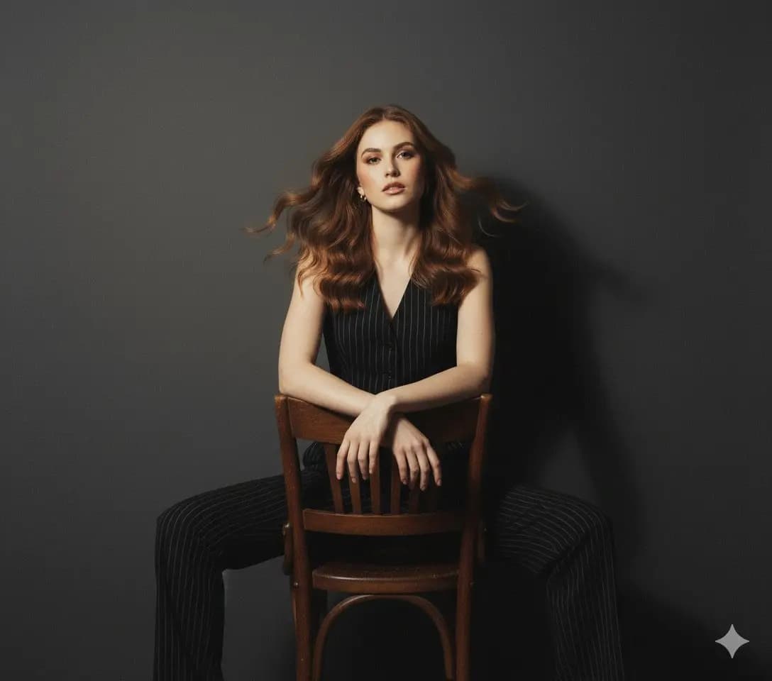Moody Glamour: A Retro Fashion Moment