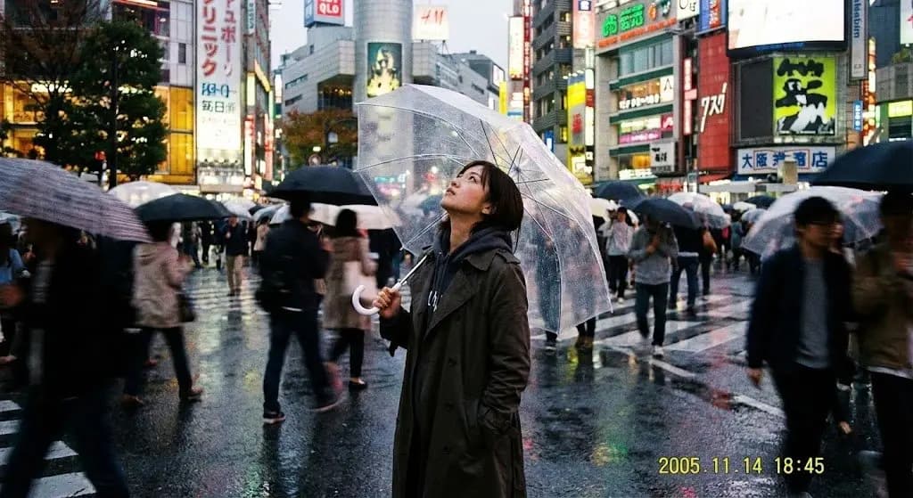Neon Dreams in Tokyo's Rain-Slicked Streets