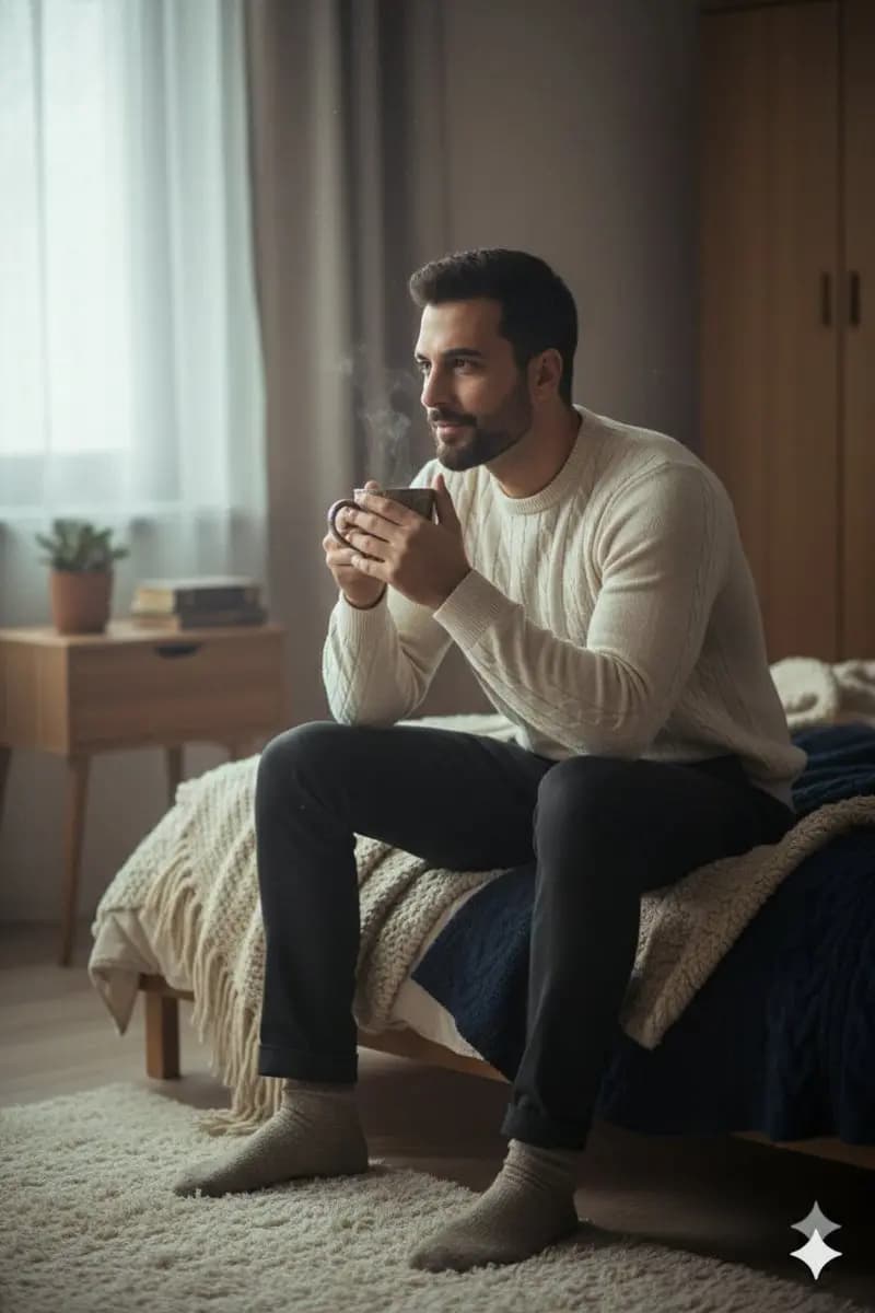 Sipping Serenity: A Cozy Winter Morning