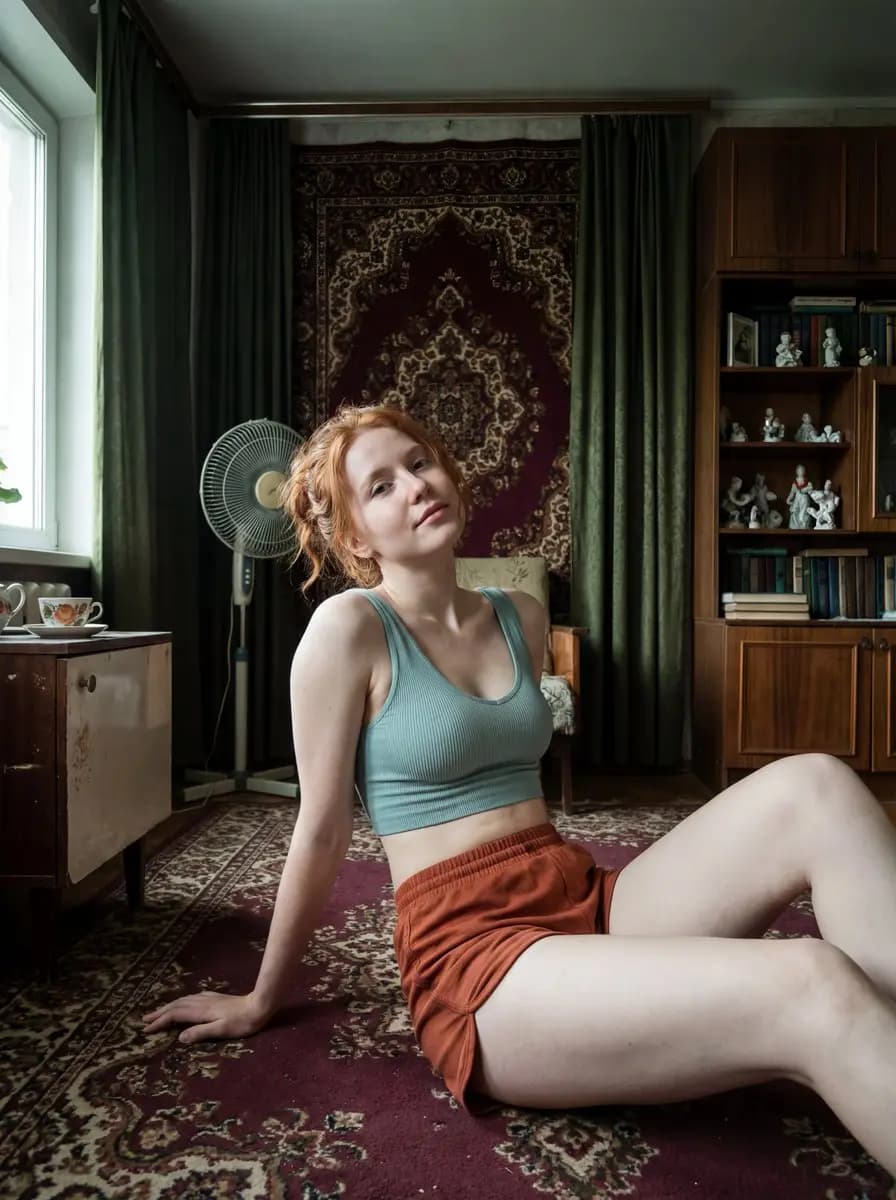 Soviet Charm: A Glimpse of Strength and Serenity