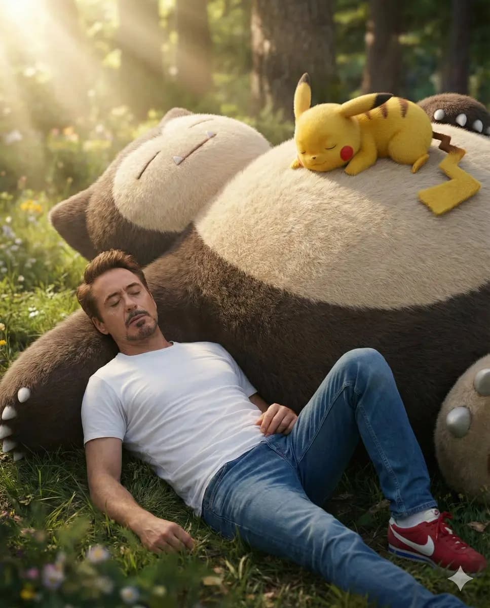 Sunlit Dreams: A Whimsical Forest Nap