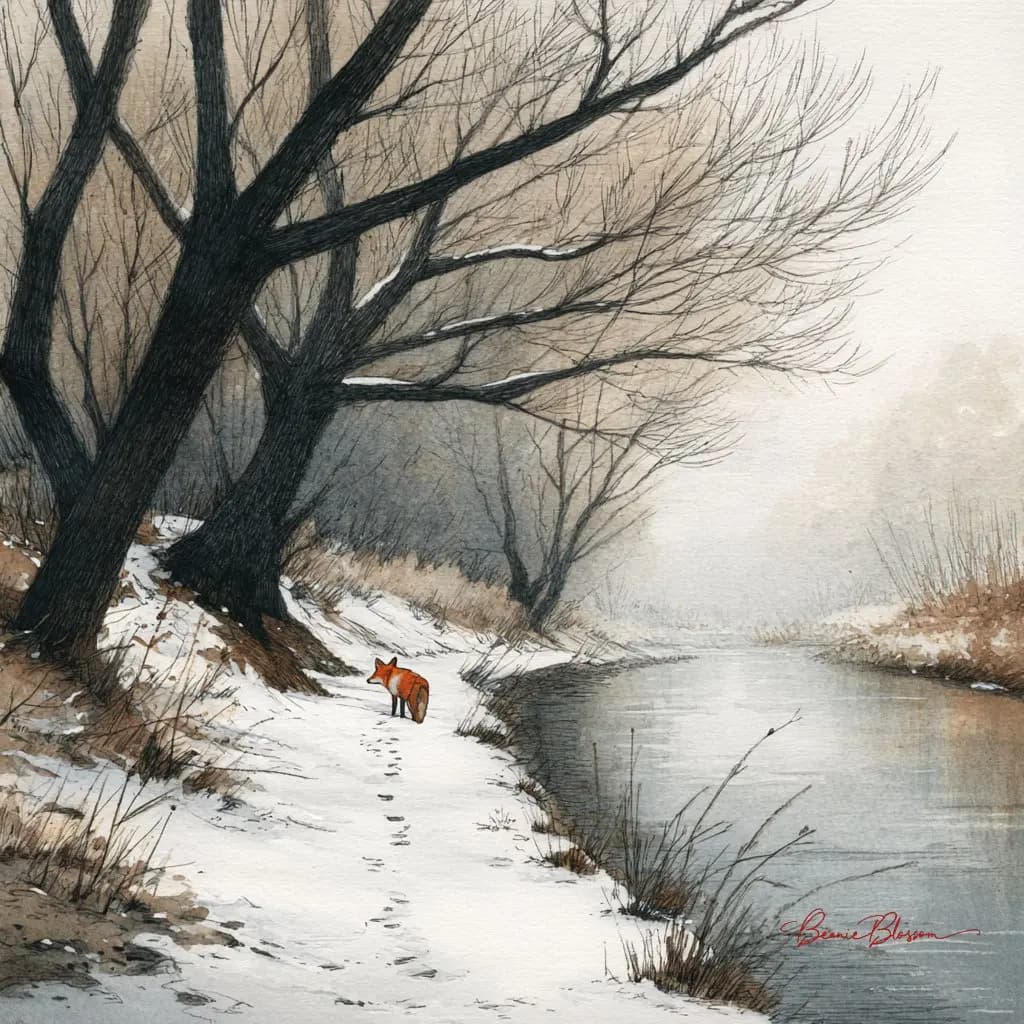 Whispers of Winter: A Fox''s Journey