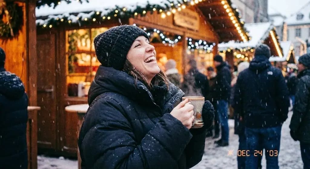 Winter Magic: Laughs and Cocoa at Chicago''s Christmas Market